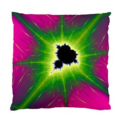 Fractal Art Math Abstract Artwork Pink Magenta Standard Cushion Case (two Sides)