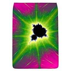 Fractal Art Math Abstract Artwork Pink Magenta Removable Flap Cover (l)