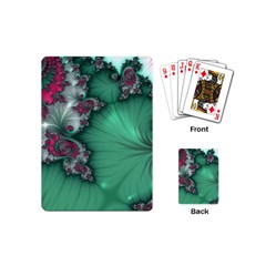 Fractal Spiral Template Abstract Background Design Playing Cards Single Design (mini) by Ravend