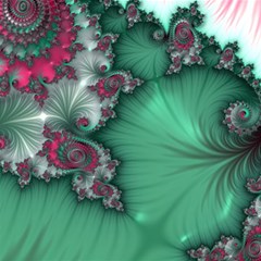 Fractal Spiral Template Abstract Background Design Play Mat (square)