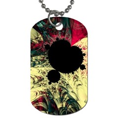 Fractal Art Design Fractal Art Digital Art Dog Tag (two Sides) by Ravend