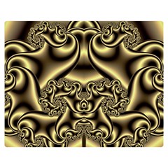 Background Fractal Sample Fantasy Texture Design Premium Plush Fleece Blanket (medium)