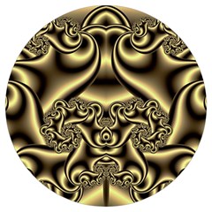 Background Fractal Sample Fantasy Texture Design Round Trivet