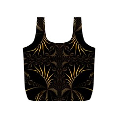 Fractal Symmetry Symmetrical Art Artwork Full Print Recycle Bag (s)