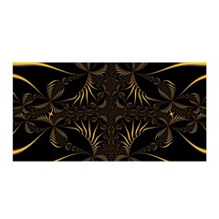 Fractal Symmetry Symmetrical Art Artwork Satin Wrap 35  X 70 