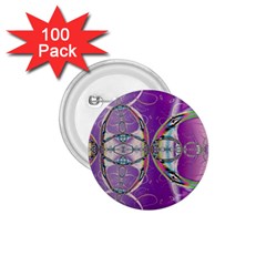 Abstract Colorful Art Pattern Design Fractal 1 75  Buttons (100 Pack) 