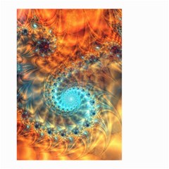 Fractal Math Abstract Mysterious Mystery Vortex Small Garden Flag (two Sides) by Ravend