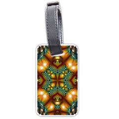 Background Abstract Fractal Annotation Texture Luggage Tag (one Side)