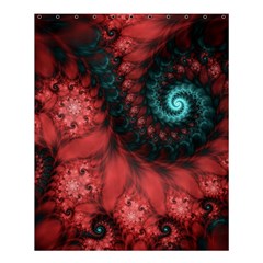 Fractal Spiral Vortex Pattern Art Digital Shower Curtain 60  X 72  (medium) 