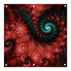 Fractal Spiral Vortex Pattern Art Digital Banner And Sign 3  X 3 