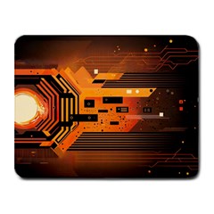 Technology Design Tech Computer Future Business Small Mousepad by Ravend