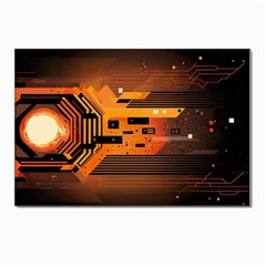 Technology Design Tech Computer Future Business Postcard 4 x 6  (pkg Of 10) by Ravend