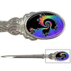 Fractal Spiral Vortex Swirl Whirlpool Math Letter Opener by Ravend