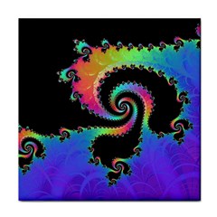 Fractal Spiral Vortex Swirl Whirlpool Math Face Towel