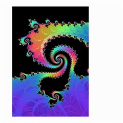 Fractal Spiral Vortex Swirl Whirlpool Math Small Garden Flag (two Sides) by Ravend