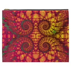 Art Pattern Fractal Design Abstract Artwork Cosmetic Bag (xxxl)