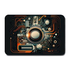 Illustrations Technology Robot Internet Processor Plate Mats by Ravend