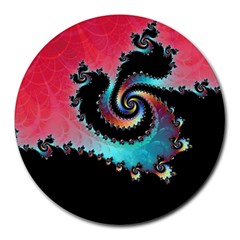 Fractals Abstract Art Digital Art Abstract Art Round Mousepad