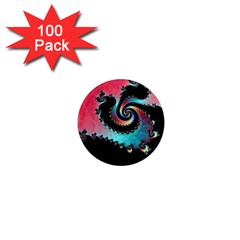 Fractals Abstract Art Digital Art Abstract Art 1  Mini Magnets (100 Pack)  by Ravend