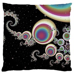 Fractal Math Abstract Abstract Art Digital Art Large Premium Plush Fleece Cushion Case (two Sides)