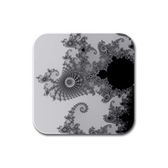 Apple Males Almond Bread Abstract Mathematics Rubber Square Coaster (4 Pack) by Ravend