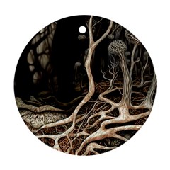 Tree Nature Landscape Forest Ornament (round)