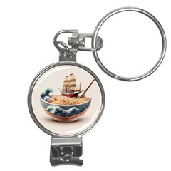 Ai Generated Noodles Pirate Chinese Food Food Nail Clippers Key Chain by danenraven