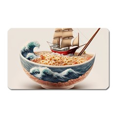 Ai Generated Noodles Pirate Chinese Food Food Magnet (rectangular) by danenraven