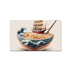 Ai Generated Noodles Pirate Chinese Food Food Sticker Rectangular (10 Pack) by danenraven