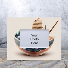 Ai Generated Noodles Pirate Chinese Food Food White Tabletop Photo Frame 4 x6  by danenraven