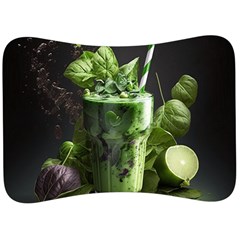 Ai Generated Drink Spinach Smooth Apple Ginger Velour Seat Head Rest Cushion