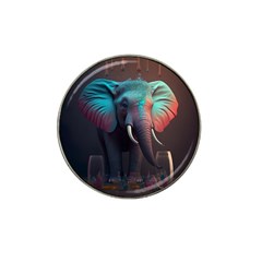 Ai Generated Elephant Tusks Trunk Wildlife Africa Hat Clip Ball Marker