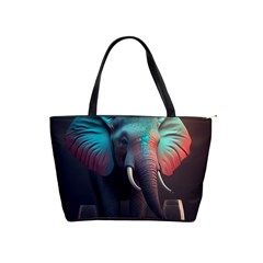 Ai Generated Elephant Tusks Trunk Wildlife Africa Classic Shoulder Handbag