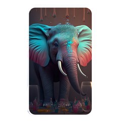 Ai Generated Elephant Tusks Trunk Wildlife Africa Memory Card Reader (Rectangular)