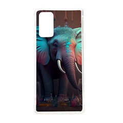 Ai Generated Elephant Tusks Trunk Wildlife Africa Samsung Galaxy Note 20 TPU UV Case