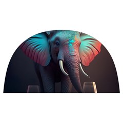 Ai Generated Elephant Tusks Trunk Wildlife Africa Anti scalding pot cap