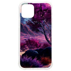 Landscape Landscape Painting Purple Purple Trees Iphone 12/12 Pro Tpu Uv Print Case by danenraven