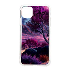 Landscape Landscape Painting Purple Purple Trees Iphone 11 Pro Max 6 5 Inch Tpu Uv Print Case by danenraven