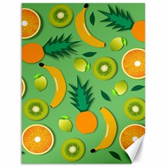 Fruit Tropical Pattern Design Art Pattern Canvas 18  X 24  by Ravend