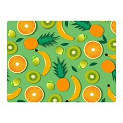 Fruit Tropical Pattern Design Art Pattern Premium Plush Fleece Blanket (mini)