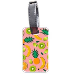 Fruits Tropical Pattern Design Art Luggage Tag (two Sides)