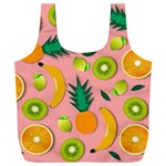 Fruits Tropical Pattern Design Art Full Print Recycle Bag (XXXL) Back