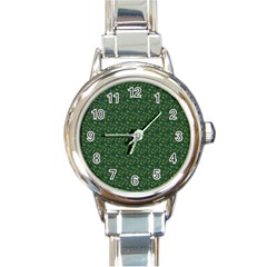 I Sail My Woods Round Italian Charm Watch by Sparkle