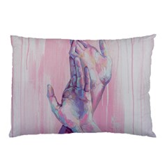 Conceptual Abstract Hand Painting  Pillow Case by MariDein