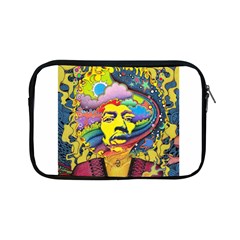 Psychedelic Rock Jimi Hendrix Apple Ipad Mini Zipper Cases by Jancukart