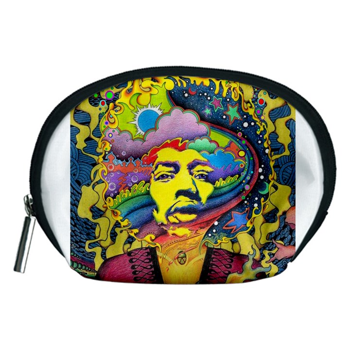 Psychedelic Rock Jimi Hendrix Accessory Pouch (Medium)