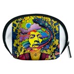 Psychedelic Rock Jimi Hendrix Accessory Pouch (Medium) Back