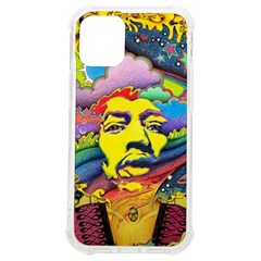 Psychedelic Rock Jimi Hendrix Iphone 12 Mini Tpu Uv Print Case	 by Jancukart