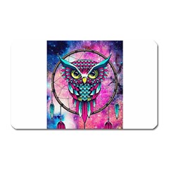 Owl Dreamcatcher Magnet (rectangular)