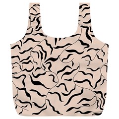 Leaves Plants Poster Drawing Full Print Recycle Bag (xl)